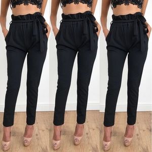 Black- Fashion pants